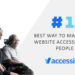 Make your website Vision Impairment (or other Disabilities) friendly with AccessiBe 2 vision impairment friendly site